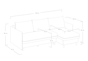 Купить Rain угловой